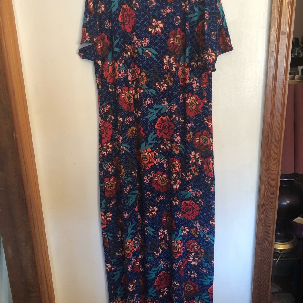 LuLaRoe floral maxi dress